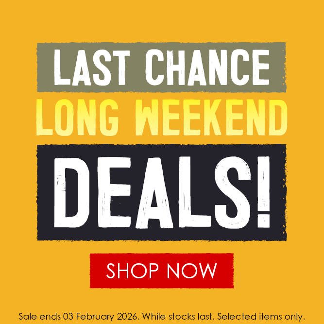 Last Chance Long Weekend Deals | Shop Now